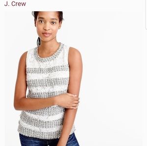 J CREW NWT textured tank